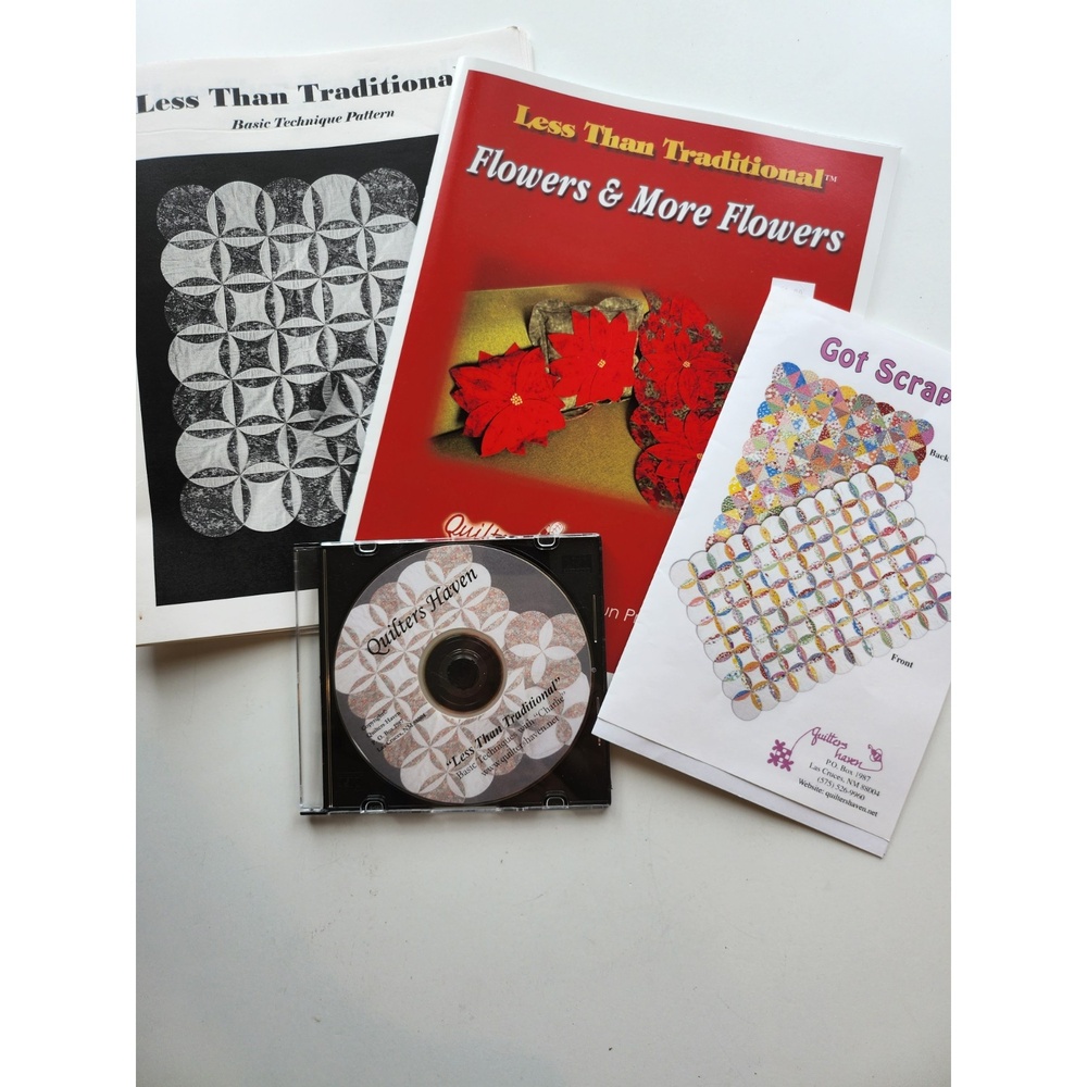 Less Than Traditional Quilting Books, Patterns, Cd B27
